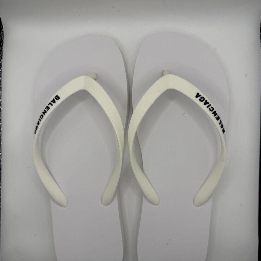 Balenciaga Women's White Sandals - Picture 3 of 3
